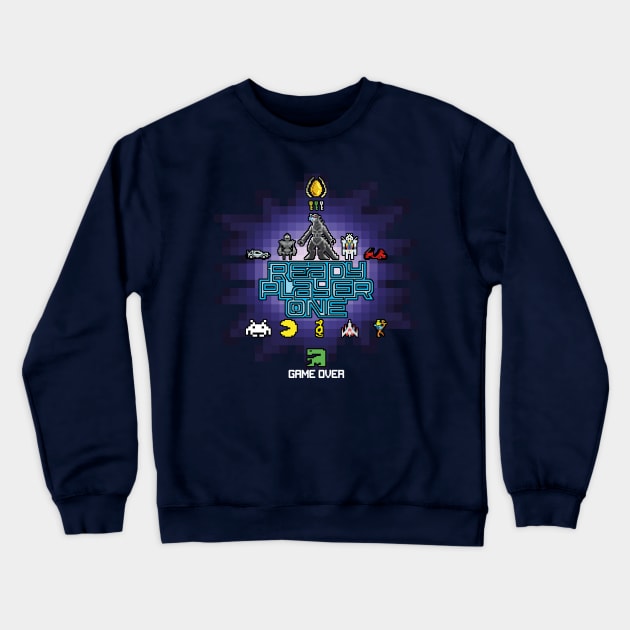 READY PLAYER ONE 1 Crewneck Sweatshirt by Rubtox